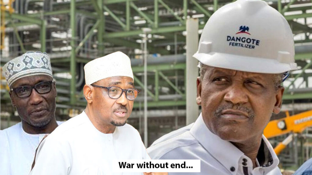 image of dangote, farouk ahmed and mele kyari